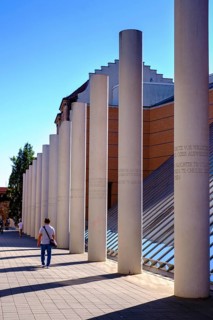 Street of Human Rights, Germanisches National Museum, Nuremberg, Middle Franconia, Franconia,