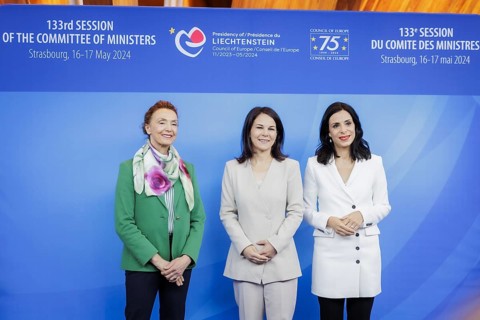Annalena Baerbock (Alliance 90/The Greens), Federal Foreign Minister, photographed during a welcome