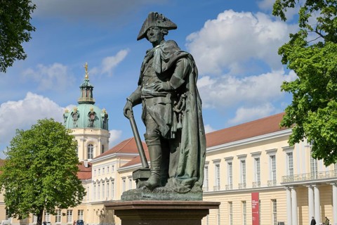 Monument to Frederick the Great, New Wing, Charlottenburg Palace, Spandauer Damm, Charlottenburg,