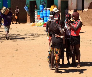 South Ethiopia, Omo region, market in the village of Turmi, the tribe of the Hamar, Hamer, Hamma,