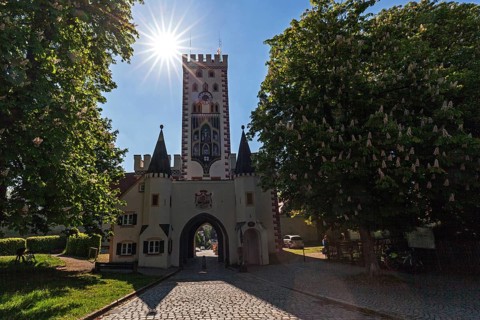 Bayertor, Landsberg am Lech, Upper Bavaria, Bavaria, Germany, Europe