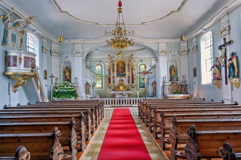 Kronburg Filial Church, Kronburg, Allgaeu, Swabia, Bavaria, Germany, Europe