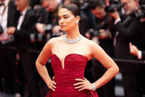 Cannes, France, 14 May 2024: Shanina Shaik during the opening of the 77th Cannes International Film