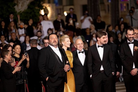 Cannes, France, 17.5.2024: Cate Blanchett at the premiere of Rumours on the red carpet of the