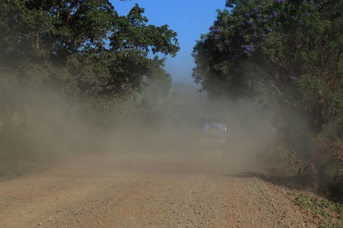 South Ethiopia, dusty track, country road between Konso and Awassa, Ethiopia, Africa