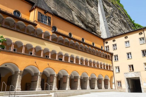 Arcades at the Toy Museum, City of Salzburg, Province of Salzburg, Austria, Europe