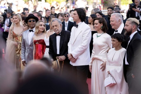 Cannes, France, 16 May 2024: Grace VanderWaal, Laurence Fishburne, D. B. Sweeney, Talia Shire,