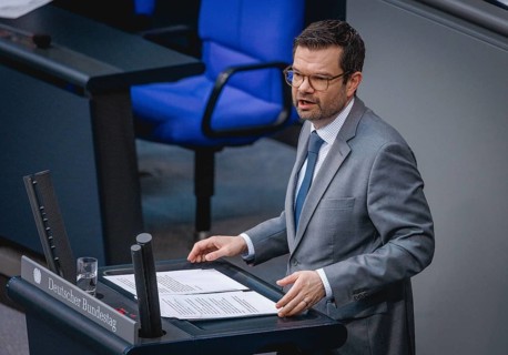 Marco Buschmann, Federal Minister of Justice, speaks on the Bureaucracy Reduction Act at the 170th
