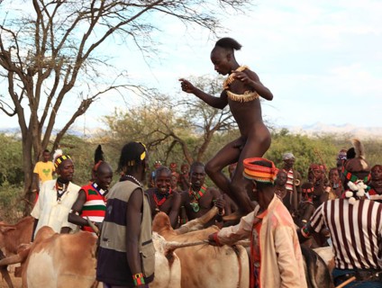 South Ethiopia, Omo region, among the Hamar tribe, Hamer, Hamma, Hammer, Amar or Amer, initiation