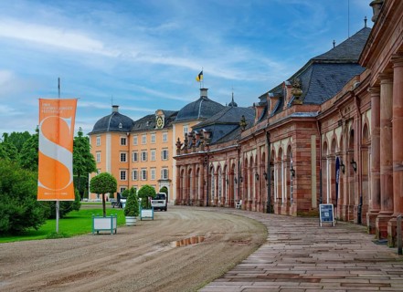 Schwetzingen Palace, Schwetzingen Palace Gardens, Schwetzingen, Baden-Wuerttemberg, Germany, Europe