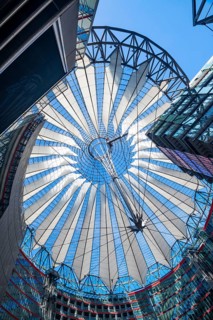Roof, Sony Centre, Potsdamer Platz, Berlin, Germany, Europe