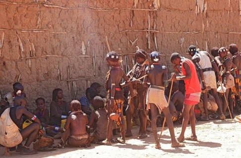 Southern Ethiopia, Omo region, market in the village of Turmi, the Hamar tribe, Hamer, Hamma,
