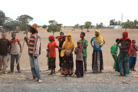 South Ethiopia, locals on the road, Ethiopia, Africa