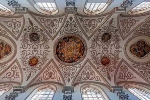 Ceiling frescoes, Parish Church of the Assumption of the Virgin Mary, Landsberg am Lech, Upper
