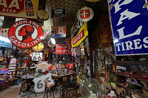 The legendary Sandhill Curiosity Shop by Harley Russel on Route 66, Erick, Oklahoma