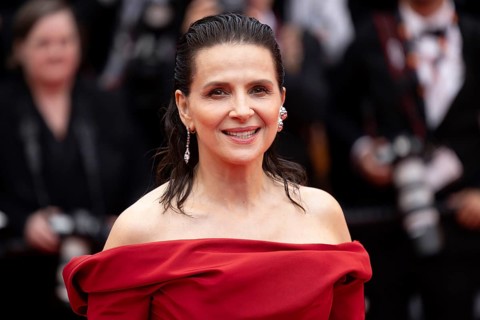 Cannes, France, 14 May 2024: Juliette Binoche during the opening of the 77th Cannes International