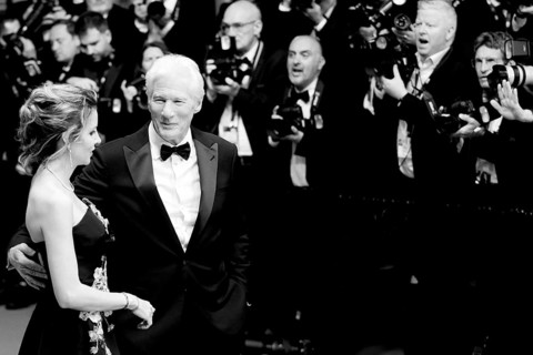 Cannes, France, 17.5.2024: Richard Gere and Alejandra Silva at the premiere of Oh, Canada on the