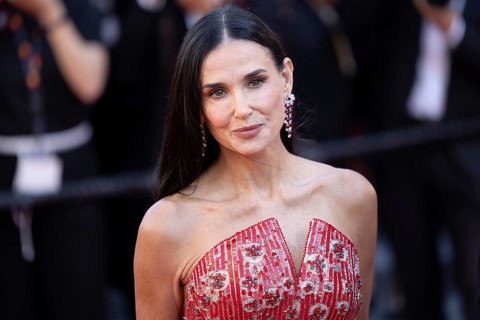 Cannes, France, 17.5.2024: Demi Moore at the premiere of Kinds of Kindness on the red carpet of the