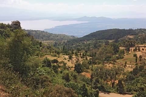Southern Ethiopia, Landscape near Awassa, Ethiopia, Africa
