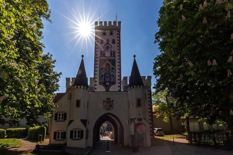 Bayertor, Landsberg am Lech, Upper Bavaria, Bavaria, Germany, Europe