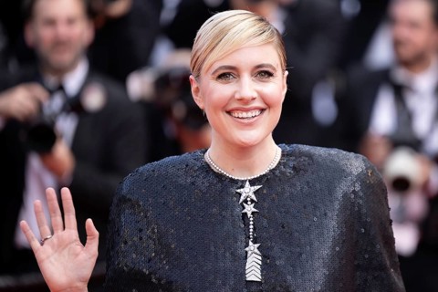 Cannes, France, 16.5.2024: Greta Gerwig at the premiere of Megalopolis on the red carpet of the