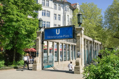 Underground station, Viktoria-Luise-Platz, Schoeneberg, Tempelhof-Schoeneberg, Berlin, Germany,