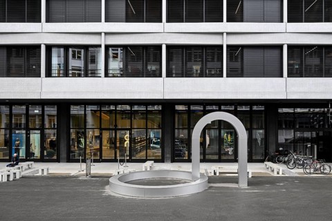Commercial building on AG, Zurich, Switzerland, Europe