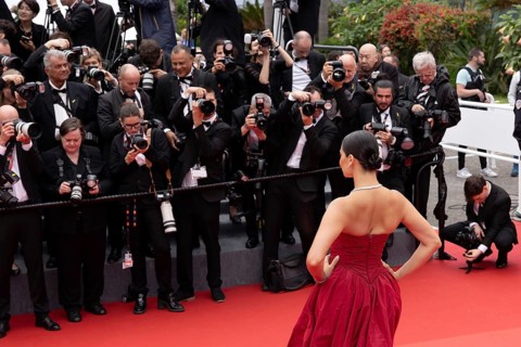 Cannes, France, 14 May 2024: Rose Bertram during the opening of the 77th Cannes International Film