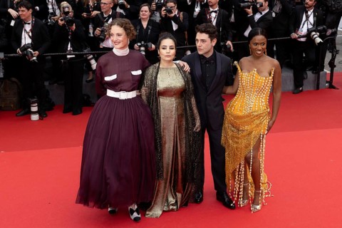 Cannes, France, 14.5.2024: Jury members Un Certain Regard: Vicky Krieps, Asmae El Moudir, Xavier