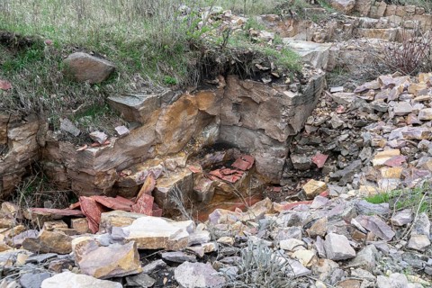 Pipestone, Minnesota, An active quarry at Pipestone National Monument. Native Americans have