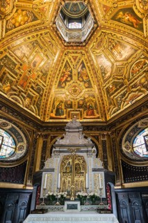 Interior view, Chapel of Mercy, place of pilgrimage, Kevelaer, Lower Rhine, North Rhine-Westphalia,