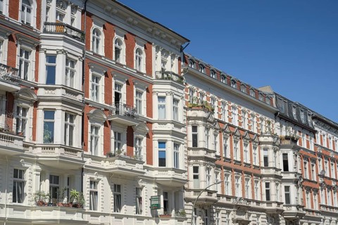 Facades, old buildings, Eisenacher Strasse, Schoeneberg, Tempelhof-Schoeenberg, Berlin, Germany,