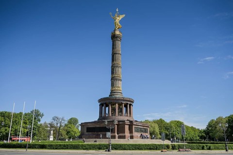 Victory Column, Grosser Stern, Tiergarten, Mitte, Berlin, Germany, Europe