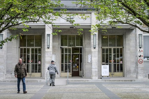 Citizens' Office, Tiergarten Town Hall, Mathilde-Jacob-Platz, Moabit, Berlin, Germany, Europe