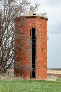 Barnum, Iowa, An old, empty silo in northwest Iowa