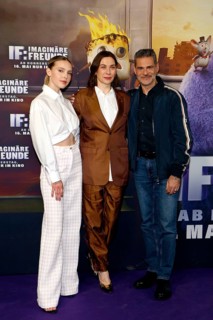 Lina Larissa Strahl, Christiane Paul and Rick Kavanian at the special screening of IF: IMAGINARY