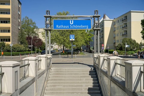 U-Bahn station Rathaus Schoeneberg, Schoeneberg, Tempelhof-Schoeneberg, Berlin, Germany, Europe