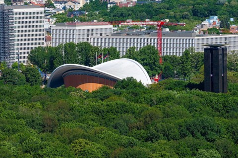 House of World Cultures, pregnant oyster, Tiergarten, Berlin, Mitte, Germany, Europe