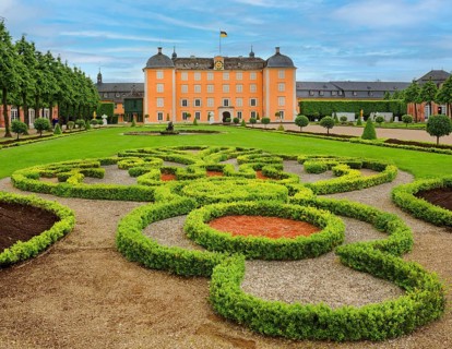 Schwetzingen Palace and Palace Gardens, Schwetzingen, Baden-Wuerttemberg, Germany, Europe