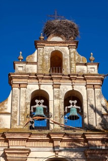 Church in the old town centre of Arcos, Andalusia, Spain, Europe