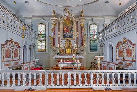 Kronburg Filial Church, Kronburg, Allgaeu, Swabia, Bavaria, Germany, Europe