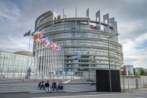 European Parliament, 1 All. du Printemps, Strasbourg, Departement Bas-Rhin, France, Europe