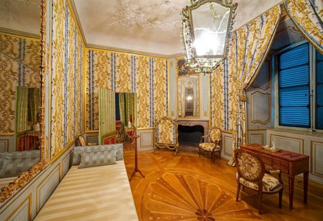 Cabinet of Electress Elisabeth Auguste, Schwetzingen Palace, interior view, Schwetzingen,