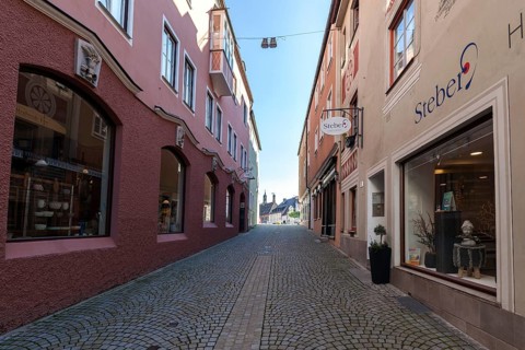 Herzog-Ernst-Strasse, Landsberg am Lech, Upper Bavaria, Bavaria, Germany, Europe