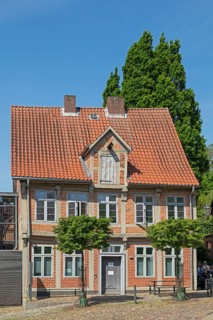 Half-timbered house, Church Square, Old Town, Lauenburg, Schleswig-Holstein, Germany, Europe