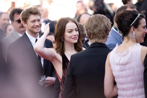 Cannes, France, 17.5.2024: Emma Stone and Yorgos Lanthimos at the premiere of Kinds of Kindness on