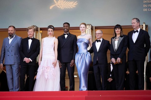 Cannes, France, 17.5.2024: Yorgos Lanthimos, Jesse Plemons, Margaret Qualley, Mamoudou Athie,