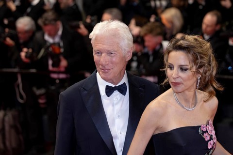 Cannes, France, 17.5.2024: Richard Gere and Alejandra Silva at the premiere of Oh, Canada on the
