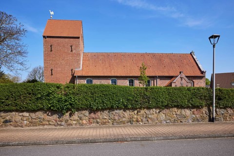 Deezbuell Apostle Church of the Evangelical Lutheran Parish of Niebuell, North Friesland District,