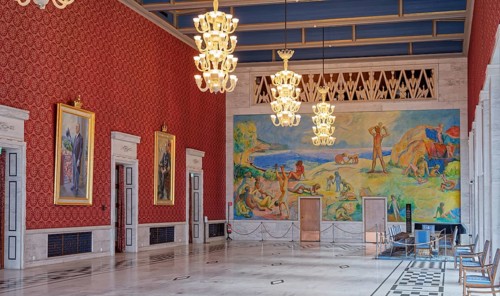 City Hall Inside Oslo Norway